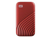 WD 1TB My Passport SSD External Portable Drive, Red, Up to 1,050 MB/s - WDBAGF0010BRD-WESN