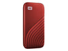 WD 1TB My Passport SSD External Portable Drive, Red, Up to 1,050 MB/s - WDBAGF0010BRD-WESN