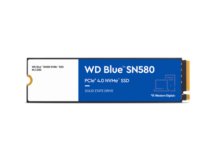 Western Digital WD_Blue SN580 M.2 2280 500GB PCI-Express 4.0 x4 TLC Internal Solid State Drive (SSD) WDS500G3B0E