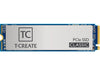 Team Group T-CREATE CLASSIC M.2 2280 2TB PCIe Gen3x4 with NVMe 1.3 3D TLC Internal Solid State Drive (SSD) TM8FPE002T0C611