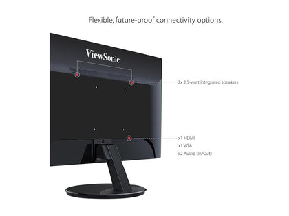 ViewSonic VA2259-SMH 22 Inch IPS 1080p Frameless LED Monitor with HDMI and VGA Inputs