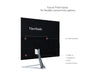 ViewSonic VX3276-MHD 32 Inch 1080p Frameless Widescreen IPS Monitor with Screen Split Capability HDMI and DisplayPort