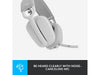 Logitech Zone Vibe 100 Lightweight Wireless Over Ear Headphones with Noise Canceling Microphone, Advanced Multipoint Bluetooth Headset, Works with Teams, Google Meet, Zoom, Mac/PC - Off White