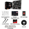 MSI ProSeries AMD Ryzen 2ND and 3rd Gen AM4 M.2 USB 3 DDR4 D-Sub DVI HDMI Micro-ATX Motherboard (B450M PRO-VDH Max)