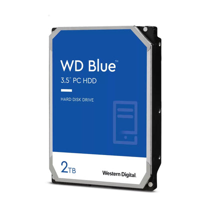 WD Blue 2TB Desktop Hard Disk Drive - 7200 RPM SATA 6Gb/s 256MB Cache 3.5 Inch - WD20EZBX