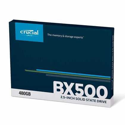 Crucial BX500 480GB 3D NAND SATA 2.5-Inch Internal SSD, up to 540 MB/s - CT480BX500SSD1