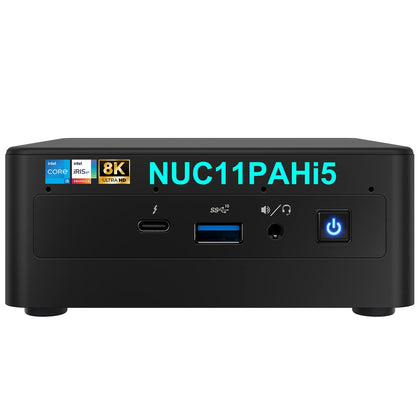 Intel NUC 11 Pro Kit NUC11TNKv7 BNUC11TNKV70001 Mini / Booksize Barebone System, US Cord, Single Pack