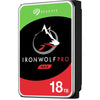 Seagate IronWolf Pro 18TB NAS Hard Drive 7200 RPM 256MB Cache CMR SATA 6.0Gb/s 3.5