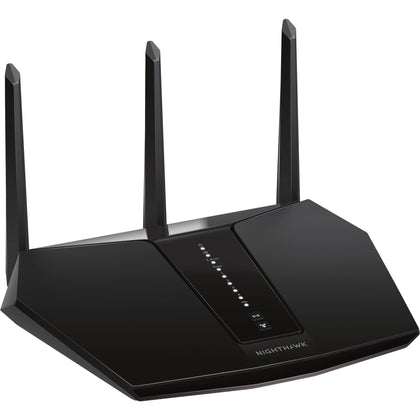 NETGEAR Nighthawk WiFi 6 Router RAX30 AX2400 Up to 2.4 Gbps Up to 2,000 sqft