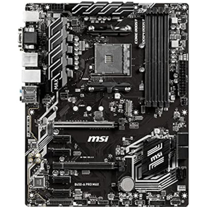 MSI ProSeries AMD Ryzen 2ND and 3rd Gen AM4 M.2 USB 3 DDR4 D-Sub DVI HDMI Crossfire ATX Motherboard (B450-A Pro Max) (B450APROMAX)