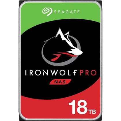 Seagate IronWolf Pro 18TB NAS Hard Drive 7200 RPM 256MB Cache CMR SATA 6.0Gb/s 3.5