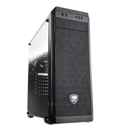 Cougar MX330-G Mid Tower Case with Full Tempered Glass Window and USB 3.0