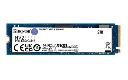 Kingston NV2 2TB M.2 2280 NVMe PCIe Internal SSD Up to 3500 MB/s SNV2S/2000G