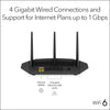 NETGEAR 4-Stream Router R6700AXS AX1800 Speed 1.8 Gbps Coverage 1500 sqft