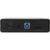 StarTech.com 3.5in Black USB 3.0 External SATA III Hard Drive Enclosure with UASP - Portable External HDD