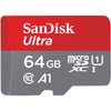 SanDisk Ultra 64 GB Class 10/UHS-I (U1) microSDXC - 140 MB/s Read - 104 MB/s Write - 10 Year Warranty - Lifetime Warranty