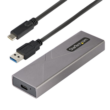 StarTech USB-C 10Gbps to M.2 NVMe or M.2 SATA SSD Enclosure M2USBCNVMESATA