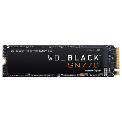 Western Digital WD_BLACK SN770 M.2 2280 500GB PCIe Gen4 16GT/s, up to 4 Lanes Internal Solid State Drive (SSD) WDS500G3X0E