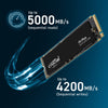 Crucial P3 Plus 1TB PCIe 4.0 3D NAND NVMe M.2 SSD, up to 5000MB/s - CT1000P3PSSD8