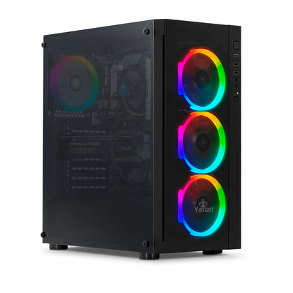 Yeyian Gaming Desktop Katana X10 Intel Core i5 11th Gen 11400F (2.60GHz) 16GB DDR4 500 GB NVMe SSD NVIDIA GeForce RTX 3060 Ti Windows 11 Home 64-bit