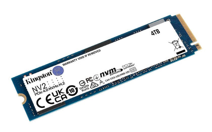 Kingston NV2 4TB M.2 2280 NVMe PCIe Internal SSD Up to 3500 MB/s SNV2S/4000G