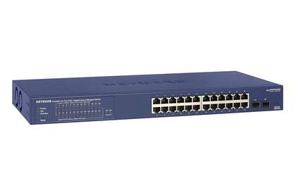 NETGEAR 24-Port PoE Gigabit Ethernet Smart Switch with PoE+ (190W) (GS724TP)