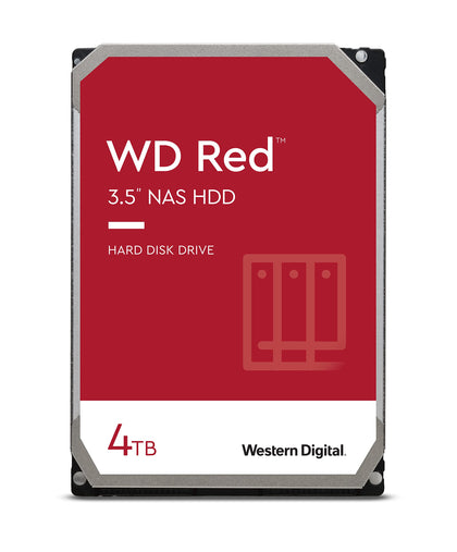 WD Red 4TB NAS Internal Hard Drive - 5400 RPM Class, SATA 6Gb/s, SMR, 256MB Cache, 3.5