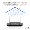 NETGEAR 4-Stream WiFi 6 Router (R6700AX) AX1800 Wireless 1,500 sqft 20 devices