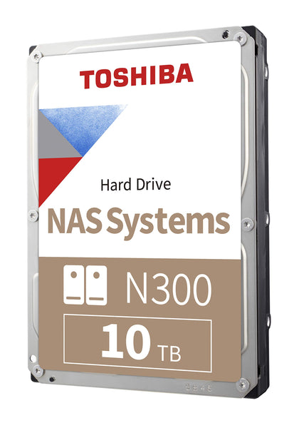 TOSHIBA N300 HDWG11AXZSTA 10TB 7200 RPM 256MB Cache SATA 6.0Gb/s 3.5