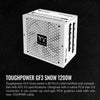 Thermaltake Toughpower GF3 Snow Edition 1200W 80+ Gold Full Modular SLI/Crossfire Ready ATX 3.0 Standard Power Supply, PCIe Gen.5 600W 12VHPWR Connector Included, PS-TPD-1200FNFAGU-N, 10 Year Warranty