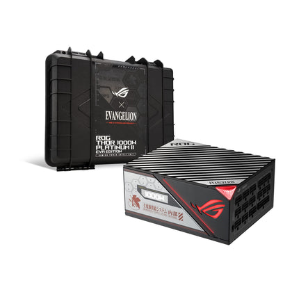 ROG Thor 1000W Platinum II EVA Edition (1000 Watt, Fully Modular Power Supply, 80+ Platinum, Lambda A++ Certified, 135mm PWM fan, 0dB Mode, OLED Panel, Sleeved Cables, Aura Sync)