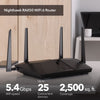 NETGEAR Nighthawk 6-Stream AX5400 WiFi 6 Router (RAX50) - AX5400 Dual Band Wireless Speed (Up to 5.4 Gbps) | 2,500 sq. ft. Coverage