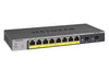 NETGEAR 8-Port Gigabit PoE+ Ethernet Smart Managed Pro Switch with 2 SFP Ports (GS110TPv3)