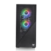 Thermaltake Divider 370 TG ARGB Motherboard Sync E-ATX Mid Tower Computer Case with 3x120mm ARGB Fan Pre-installed, Tempered Glass Side Panel, Ventilated Front Mesh Panel, CA-1S4-00M1WN-00