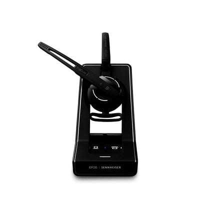 EPOS | Sennheiser IMPACT SD Office ML (1000561) Premium, single-sided, wireless DECT headset with dual-connectivity for desk phone and PC/softphone with Convertible Wearing Styles