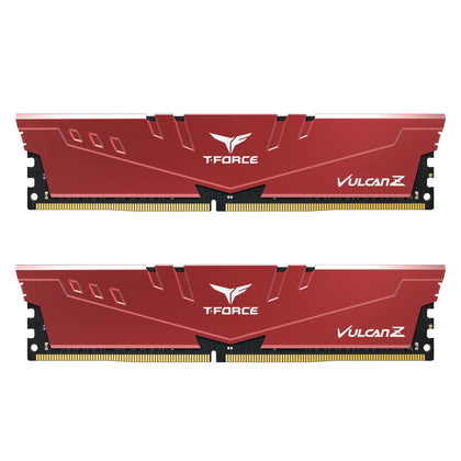 Team T-FORCE VULCAN Z 32GB (2 x 16GB) DDR4 3600 (PC4 28800) Desktop Memory Model TLZRD432G3600HC18JDC01