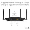 Netgear NETGEAR RAX50-100NAR Nighthawk 6-Stream AX5400 WiFi 6 Router Black