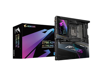 GIGABYTE Z790 AORUS XTREME X LGA 1700(14th,13th,12th Gen) Intel Z790 X EATX Motherboard with DDR5, 5 M.2, PCIe 5.0, USB 3.2 Type-C, Wi-Fi 7, 10GbE LAN, Q-Flash Plus, EZ-Latch Plus