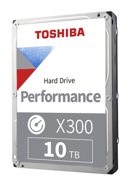 Toshiba X300 10TB Performance & Gaming Internal Hard Drive 7200 RPM SATA 6Gb/s 256MB Cache 3.5 inch - HDWR11AXZSTA (RETAIL PACKAGE)