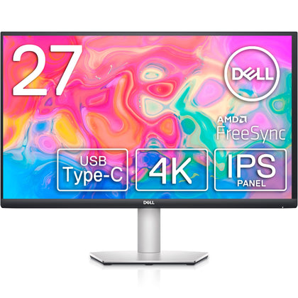 Dell S2722QC 27-inch 4K (3840 x 2160) USB-C Monitor with Built-in 3W Speakers