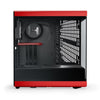 HYTE Y40 Mainstream Vertical GPU Case ATX Mid Tower Gaming Case with PCI Express 4.0 x 16 Riser Cable Included, Black/Red