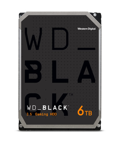 WD_Black 6TB Gaming Performance Internal Hard Drive HDD - 7200 RPM, 128 MB Cache, SATA Gb/s, 3.5