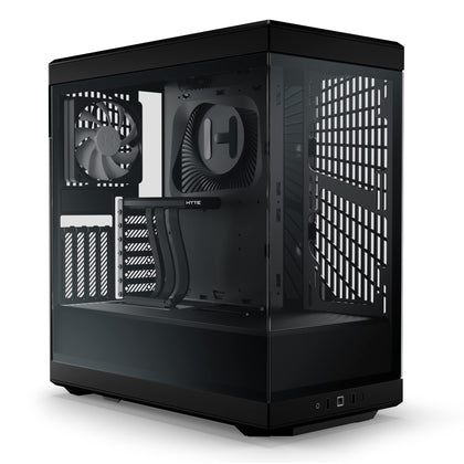 HYTE Y40 Mainstream Vertical GPU Case ATX Mid Tower Gaming Case with PCI Express 4.0 x 16 Riser Cable Included, Black