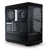 HYTE Y40 Mainstream Vertical GPU Case ATX Mid Tower Gaming Case with PCI Express 4.0 x 16 Riser Cable Included, Black