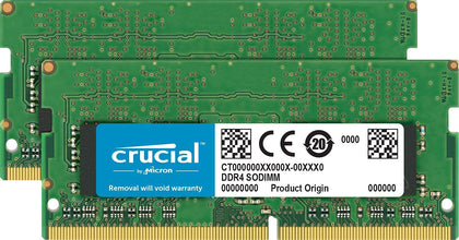 Crucial 32GB (2 x 16GB) DDR4 2666 (PC4 21300) Unbuffered Memory for Apple Model CT2K16G4S266M