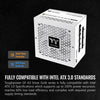 Thermaltake Toughpower GF A3 Snow Edition 850W 80+ Gold Full Modular SLI/Crossfire Ready ATX 3.0 Power Supply; PCIe Gen.5 450W 12VHPWR Connector Included; PS-TPD-0850FNFAGU-N; 10 Year Warranty