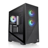 Thermaltake Divider 370 TG ARGB Motherboard Sync E-ATX Mid Tower Computer Case with 3x120mm ARGB Fan Pre-installed, Tempered Glass Side Panel, Ventilated Front Mesh Panel, CA-1S4-00M1WN-00