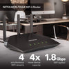 NETGEAR 4-Stream WiFi 6 Router (R6700AX) AX1800 Wireless 1,500 sqft 20 devices