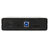 StarTech.com 3.5in Black USB 3.0 External SATA III Hard Drive Enclosure with UASP - Portable External HDD