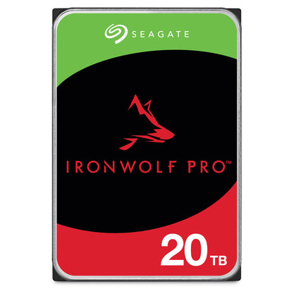 Seagate IronWolf Pro 20TB NAS Hard Drive 7200 RPM 256MB Cache CMR SATA 6.0Gb/s 3.5